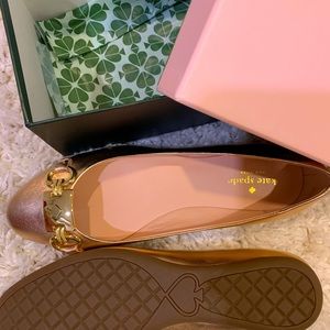 Kate Spade. Flats, Rose gold color shoes. Daily